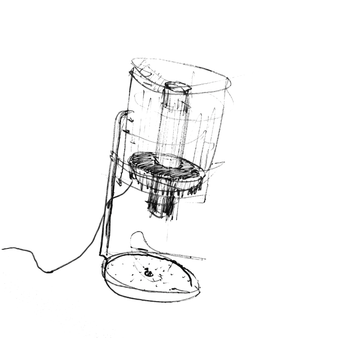 Máquina de Café Espresso, Esquisso