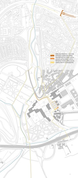 Transportes Públicos, Rede Pedonal e Rede Ciclável