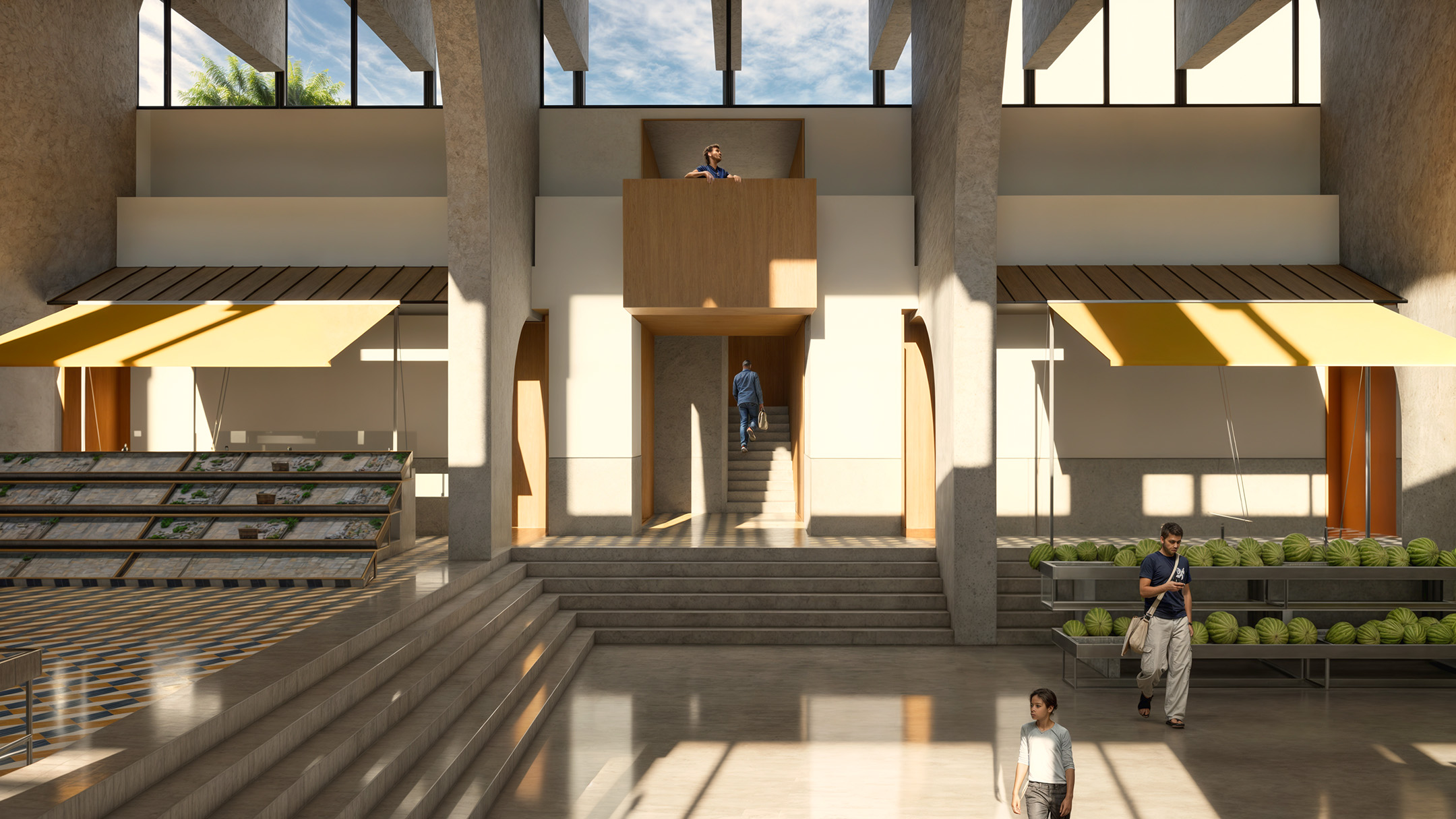 Mercado dos Olivais, Visualização