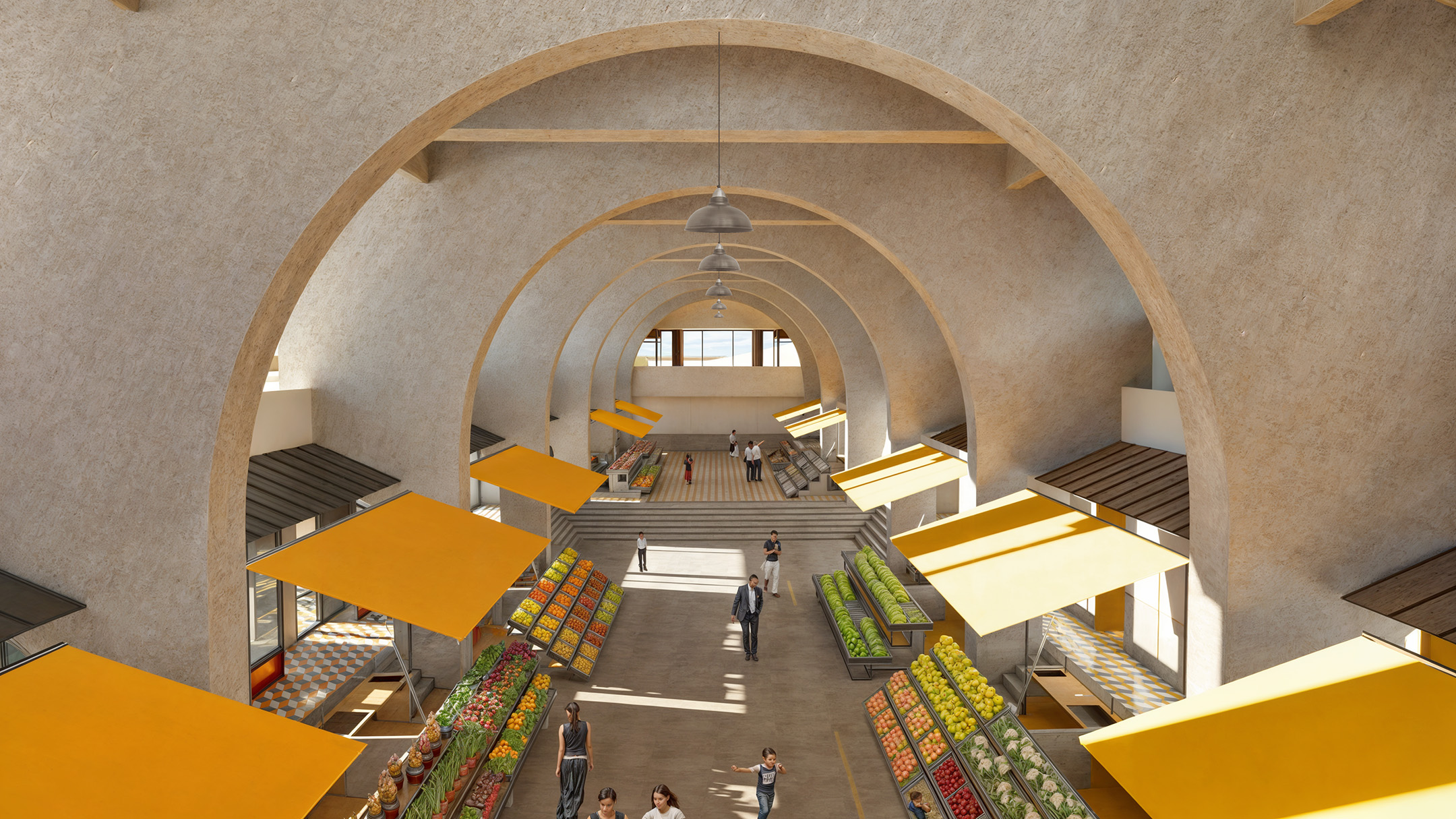 Mercado dos Olivais, Visualização