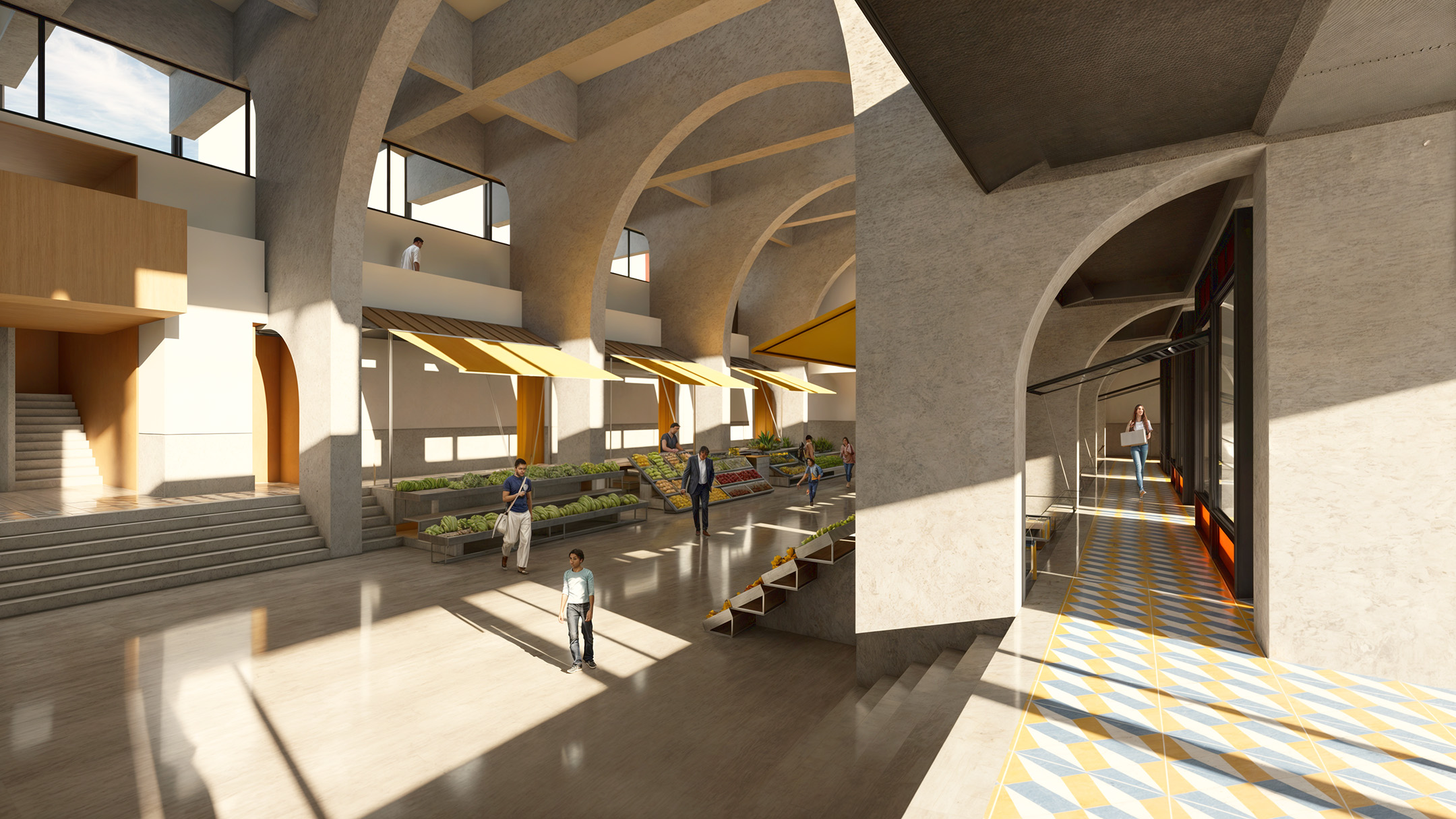 Mercado dos Olivais, Visualização