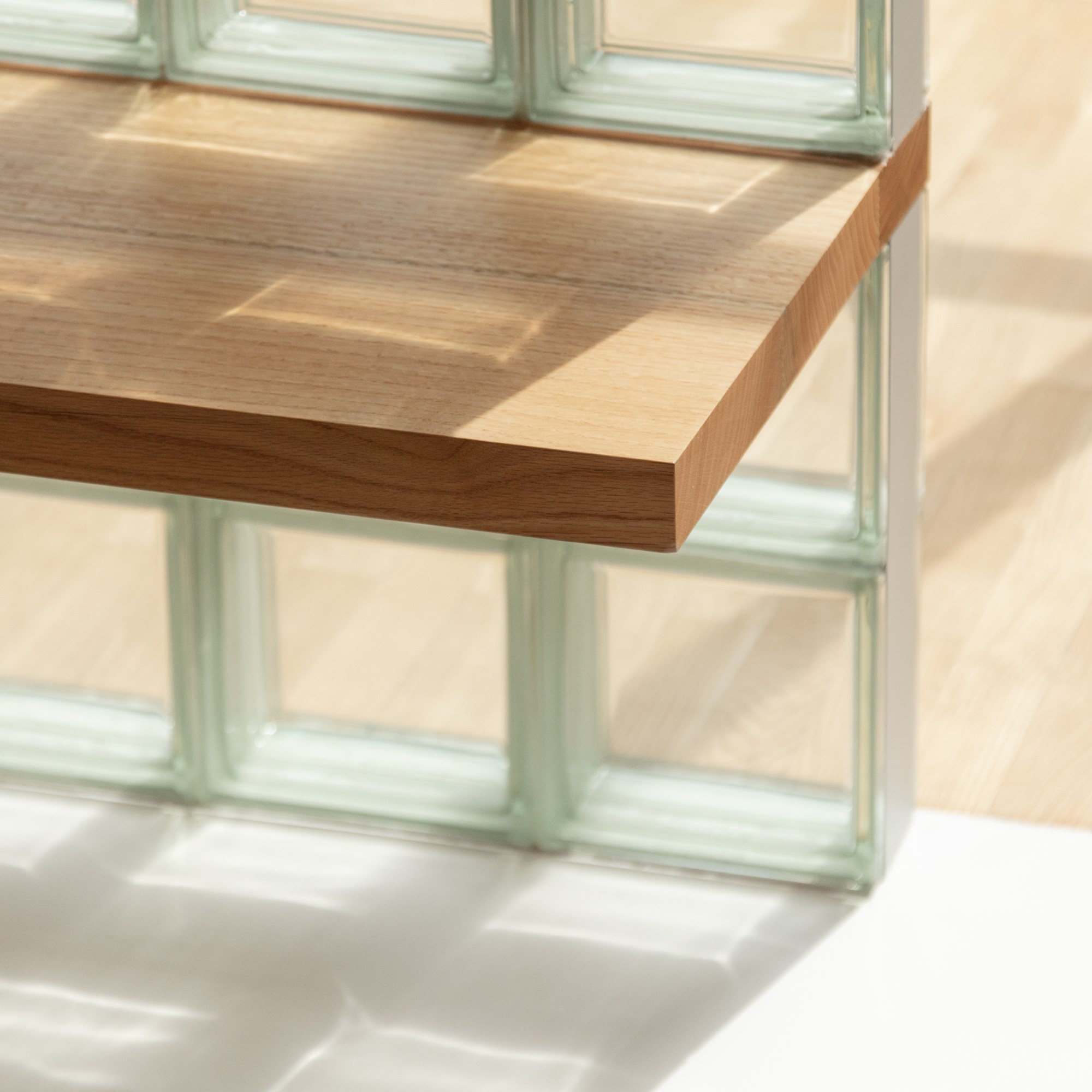 Clínica Nery do Vale, Parede de Bloco de Vidro, Detalhe